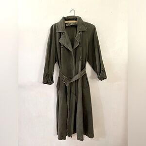 Vintage jean trench coat